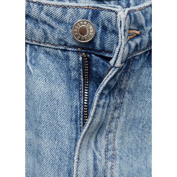 MANGO Danila Wide-Leg High-Rise Cotton Jeans - 4 - Picture 8 of 8